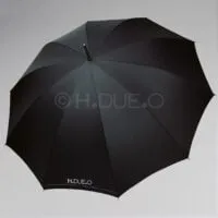 OMBRELLO HIGH-TECH XXL LUNGO AUTOMATICO 10 STECCHE TOTAL FIBRA ANTIVENTO TECNOLOGIA AVANZATA . FALCON - BLACK